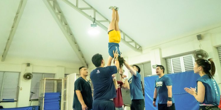 Cheerleaders return to competition mats