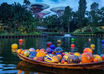Art in a glass of its own at Gardens by the Bay