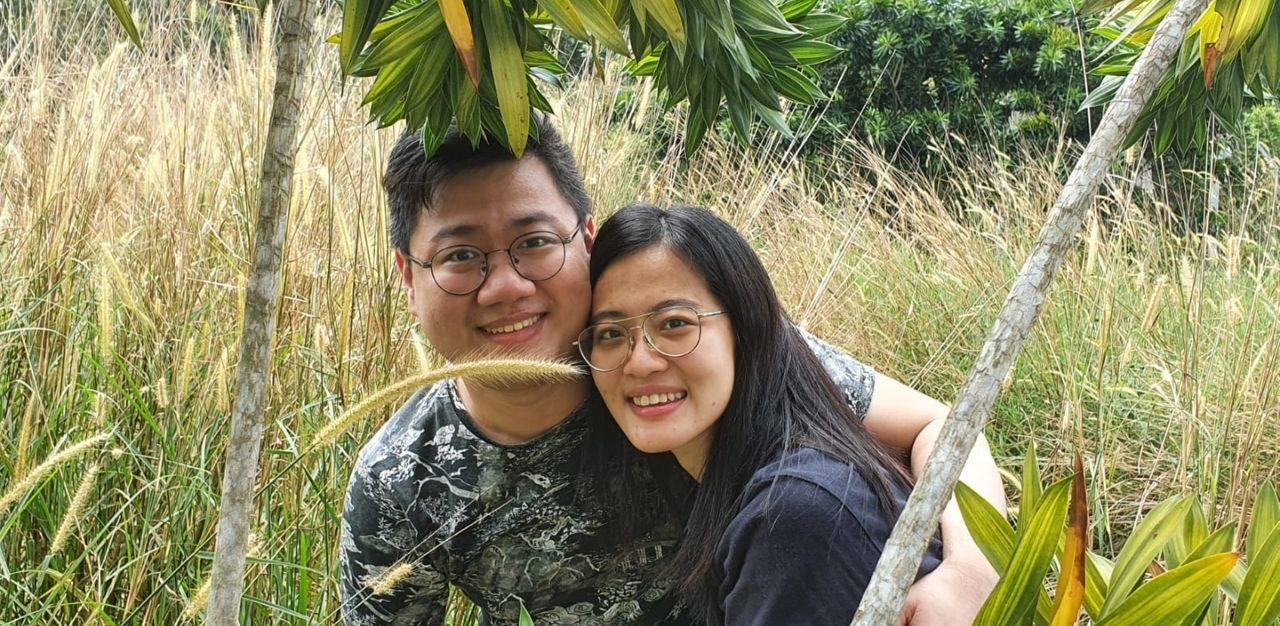 Anna Yeo and Gregory Lim at Lorong Halus Wetland