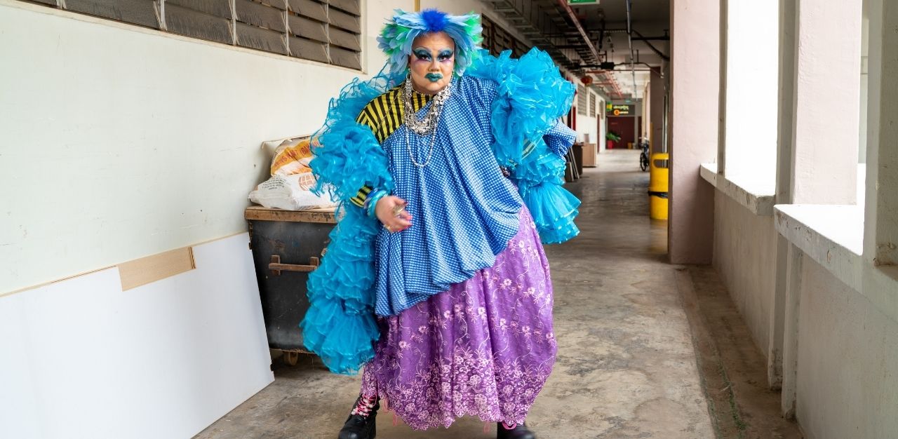 Drag queen and LGBTQ advocate Eugene Tan (also known as Becca D'Bus)