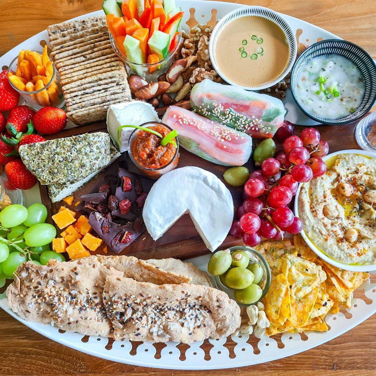Vegan Cheese Platter by NourishSG