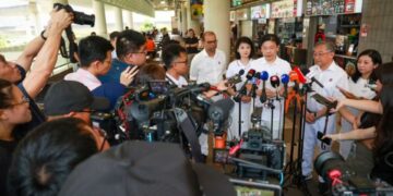 Media doorstop at One Punggol Hawker Centre | TheHomeGround Asia GE2025 and the Politics of “Losing an Office Holder”: A Voter’s Dilemma or a False Binary?