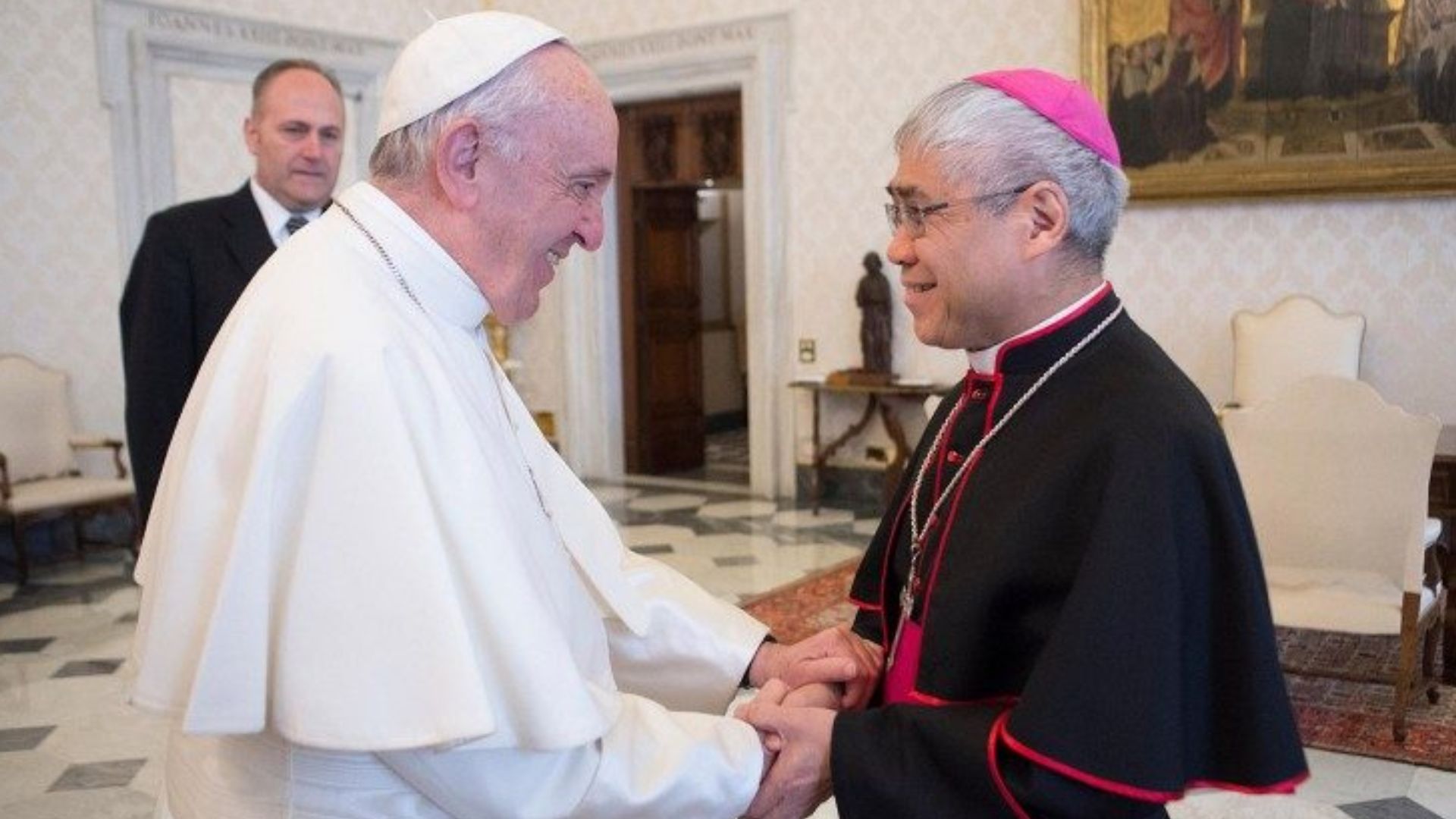 Cardinal William Goh with the late Pope Francis (Photo source: Vatican News) | TheHomeGround Asia