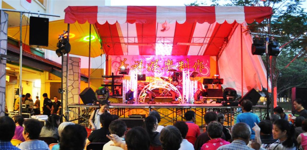 Getai stage in 2011