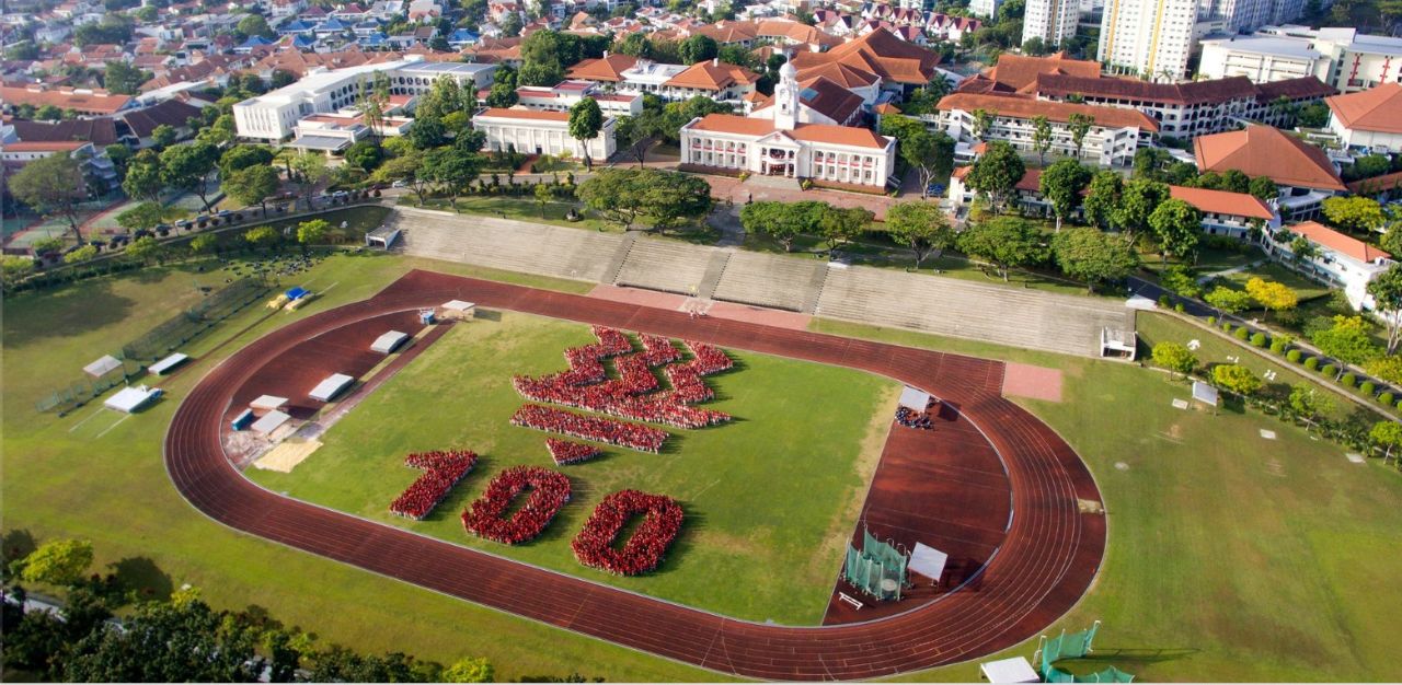 Aerial view of Hwa Chong Institution
