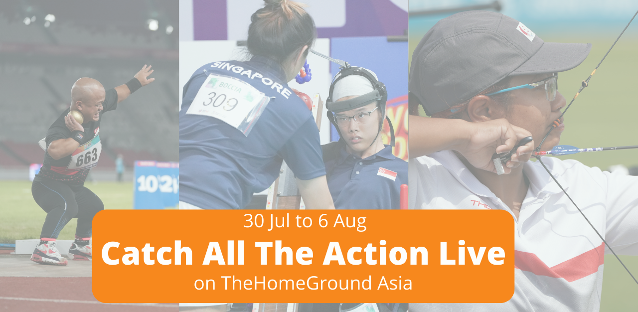 Catch Team Singapore Para athletes Live at 11th ASEAN Para Games in Solo Indonesia
