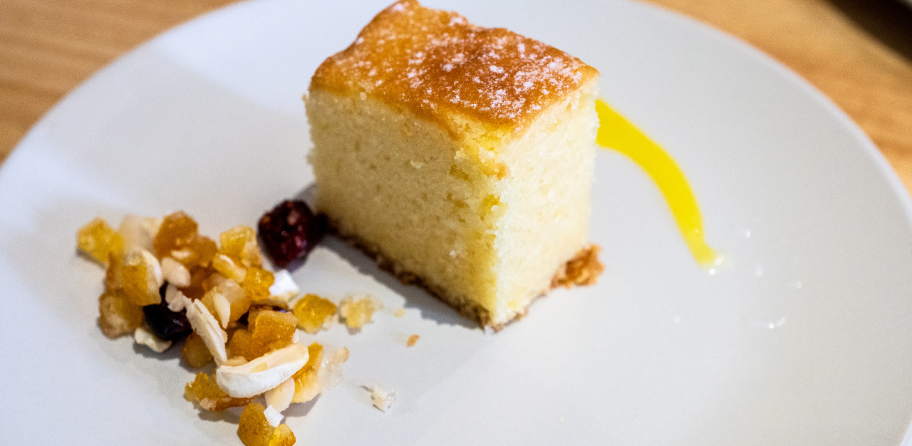 'Surprise' Dessert: Orange Pound Cake with Orange Sauce