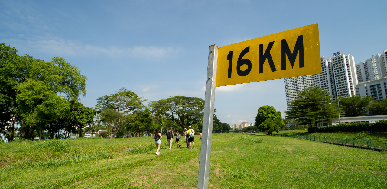 The 10th mile mark of the Railway Corridor