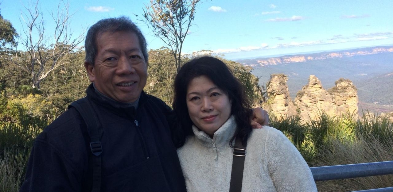 Dating after loss Jessica Ho with her second husband Edmund in Sydney, 2015