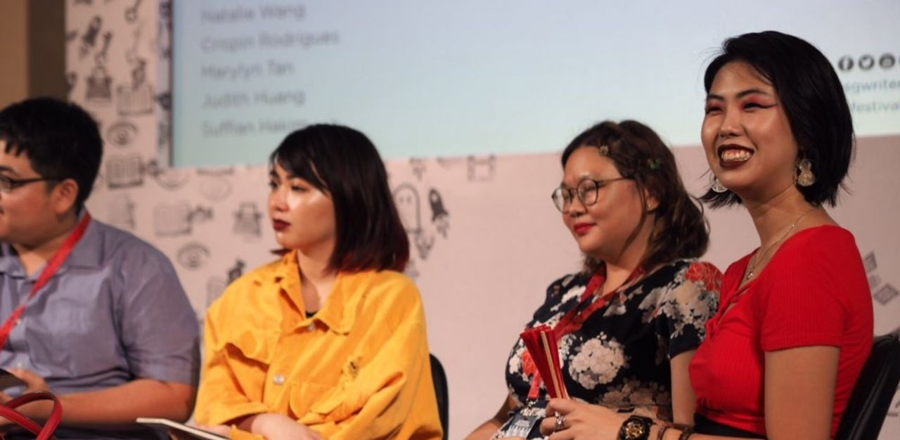 Marylyn Tan at the Singapore Writers Festival 2018