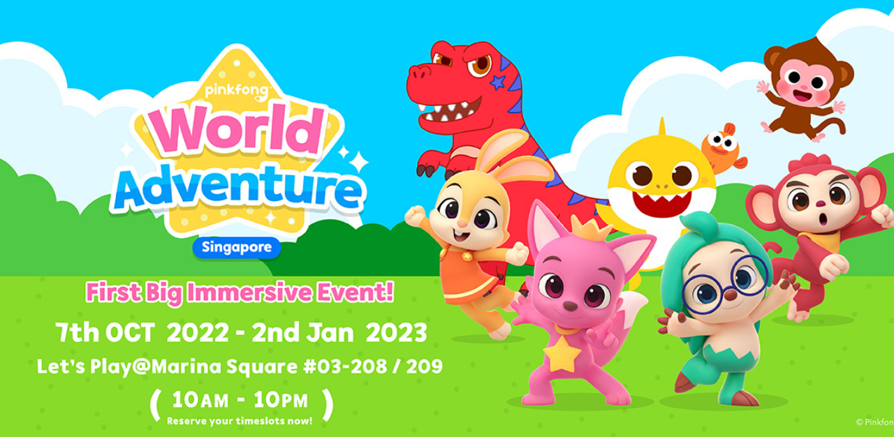 SISTIC EXCLUSIVE] Pinkfong World Adventure – Singapore | TheHomeGround Asia