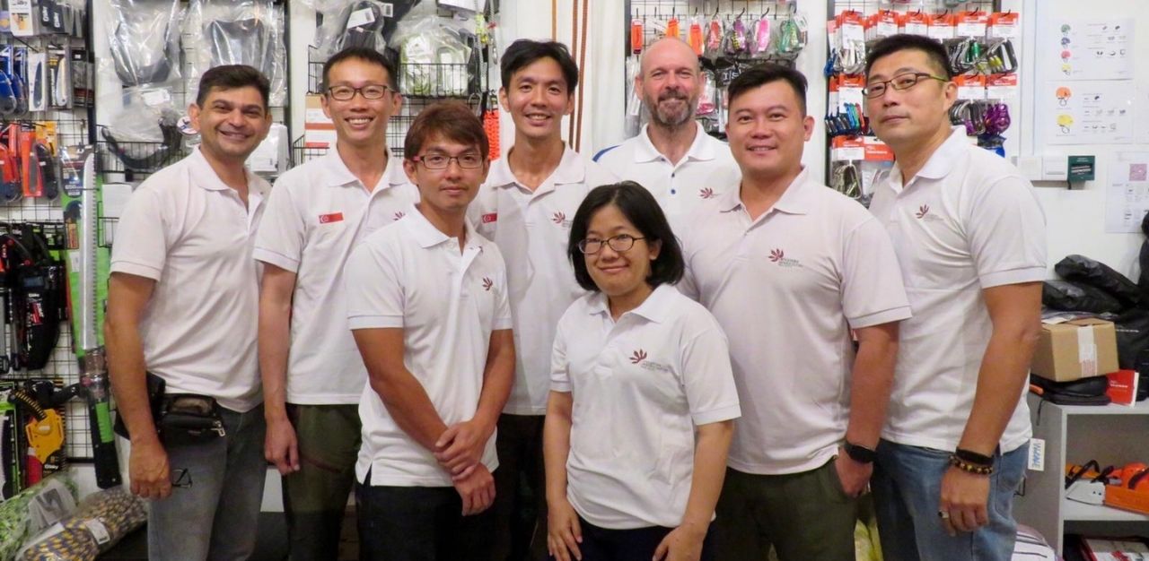 Unusual Careers Martin Tay with the Singapore Arboriculture Society committee